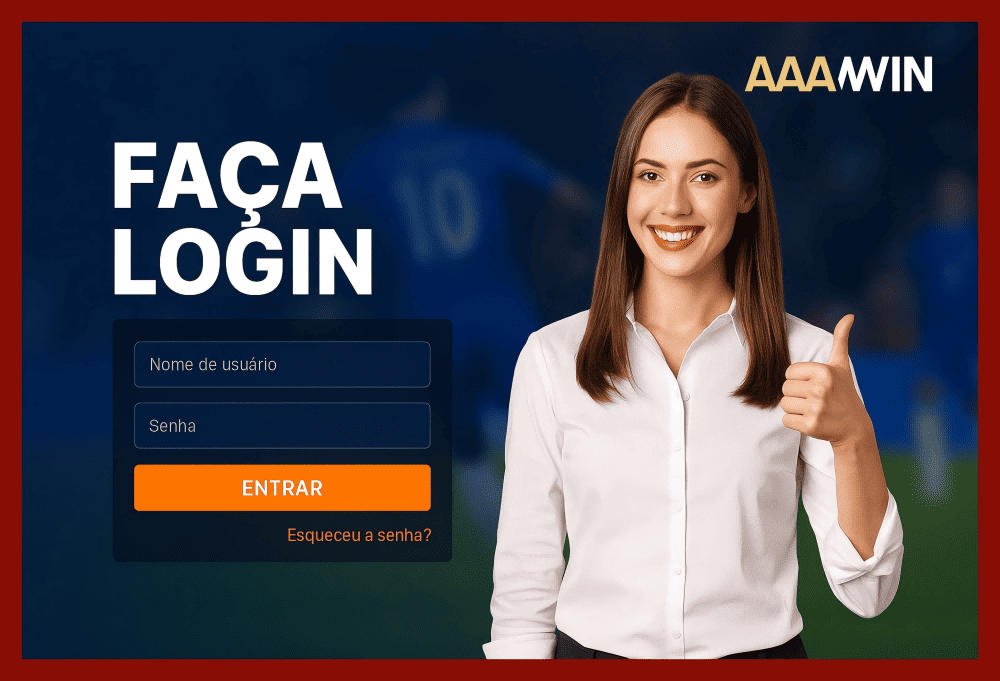 Não Perca tempo, o rRgistro na site AAAWIN